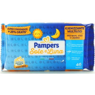Salviettine Pampers Sole & Luna 46 pz