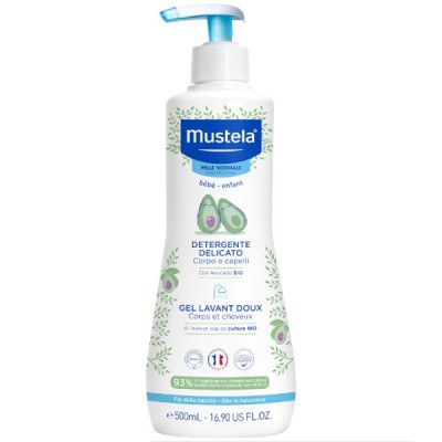Detergente Delicato Corpo e Capelli Mustela 500ml