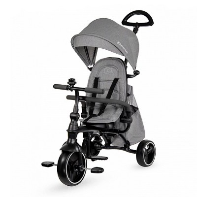 Triciclo Kinderkraft Jazz 4 in 1 Grigio