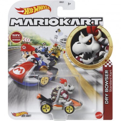 Macchinina Mattel Hot Wheels Mario Kart Dry Bowser