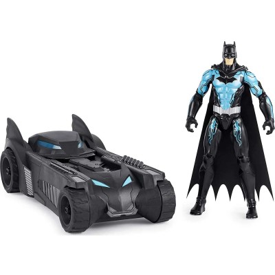 Set Spin Master DC Comics Bat-Tech Batman + Batmobile