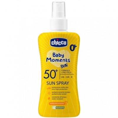 Latte Solare Spray Chicco Baby Moments SUN SPF 50+ 150 ml