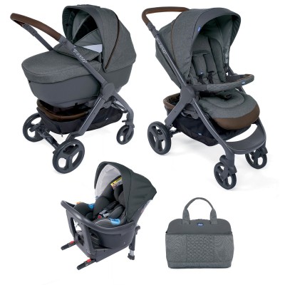 Trio Chicco StyleGo Up Crossover Seggiolino Auto I-Size Cool Grey 