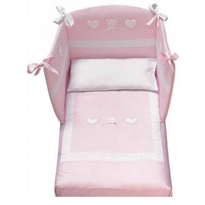 Completo Piumone Azzurra Design Gemini Rosa