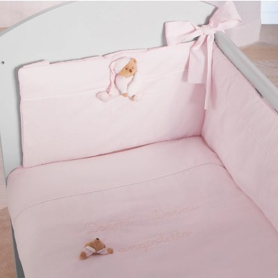 Completo Piumone Nanan Co-Sleeping Puccio Rosa