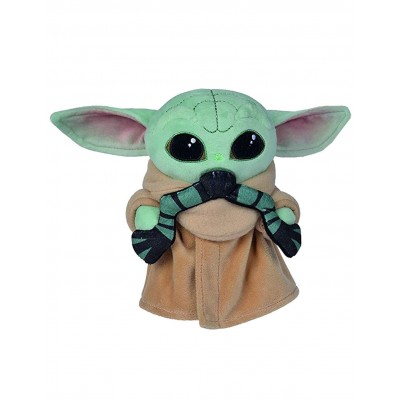 Star Wars Grogu El Mandaloriano con Rana Peluche Suave 17cm