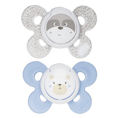 Chicco Physio Comfort Chupete Silicona 2pcs Beige Celeste 0-6m