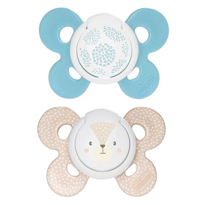 Chicco Physio Comfort Chupete Silicona 2uds Azul Claro Beige 6-16m