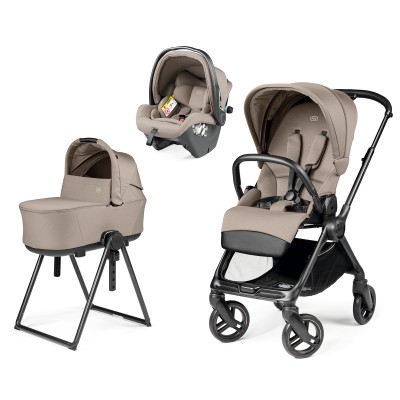 PEG PEREGO &ndash; Trio Switch Desert con Capazo Flex y Silla de Coche Primo Viaggio Slk i-Size R129