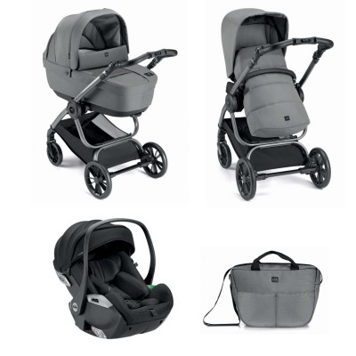 Trio Cam Techno Babila Antracite con Relax I-Size Nero