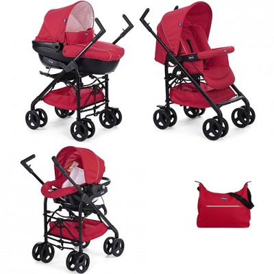 Trio Chicco Sprint Black Red Passion