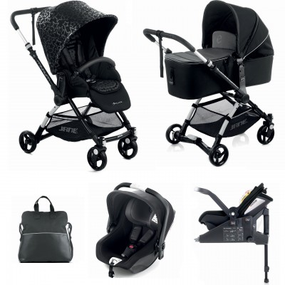 Trio Jané Minnum iKoos Micro Black Stars + Base Auto iPlatform