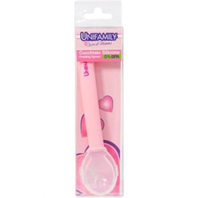 Cucchiaio Unifamily Silicone Rosa