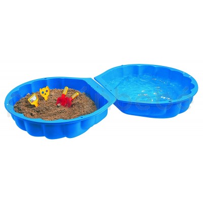 Big 7711 001 Piscina Y Caja De Arena Con Forma De Concha 89 X 88 X 23 Cm Color Azul En Oferta