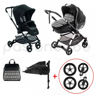 Coche de Paseo Duo Jane Minnum Micro NegroGris Coche de Paseo Duo Jane Minnum Micro NegroGris