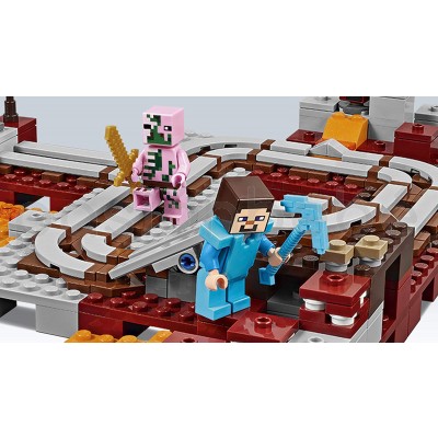 lego minecraft tren del infierno
