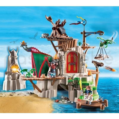 barco playmobil dragones