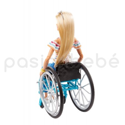 barbie fashionista silla de ruedas