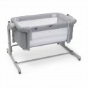 Culla Co-Sleeping Chicco Next2Me Magic Evo Grey Mist Dondolo, Inclinabile, Spondina Apribile, Altezza Regolabile