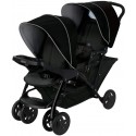 Passeggino Gemellare Graco Stadium Black Grey OUTLET