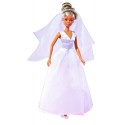 Steffi Love Simba 573 3414 Muñeca Vestida De Novia 29 Cm