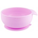 Ciotola Chicco in Silicone Rosa