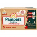 Pannolini Pampers Baby Dry Mutandino Junior 12-18 Kg Misura 5 (114pz)