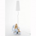 Lampada a Stelo Nanan Puccio Piquet Bianco Azzurro