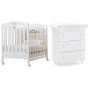Set Lettino Cassettiera Azzurra Design Web