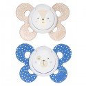 Chicco Physio Comfort Chupete Silicona 2pcs Beige Azul 6-16m