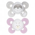 Chicco Physio Comfort Chupete Silicona 2pcs Beige Rosa 0-6m