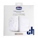 Juego de S&aacute;banas Bajeras de Algod&oacute;n Chicco Set Lenzuola para Next2Me Forever - 2 piezas Cloud