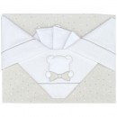 Juego de S&aacute;banas Bordadas Andy & Helen per Cuna Maxi D67 3 piezas Beige