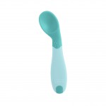 Primo Cucchiaio Angolato Chicco Baby's First Spoon Azzurro 8m+
