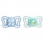 Succhietto Chicco Physio Forma Light Silicone 2 pz Azzurro 6-16 m