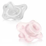 Gommotto Chicco PhysioForma Mini Soft Silicone 0-2m Rosa 2Pz