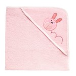 Accappatoio Chicco Quadrato in Spugna Simpatico Coniglietto 0m+ Rosa