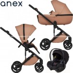 Trio Anex Eli Fantasy (Capazo,Chasis,Asiento Silla de Paseo ,Silla de Coche Cosmo y Adaptadores para Grupo 0+)