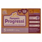 Esapack Pannolini Pampers Progressi Junior 11-25 Kg Misura 5 (108pz)