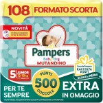 Pañales Pull Up Pampers Baby Dry Junior Misura 5 (12-18 kg) 108 Pañales