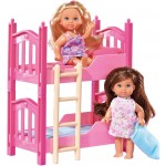Set Bambole Simba Evi Love con Letto a Castello