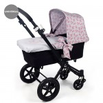 Set 3pz Sacco Universale Pasito a Pasito per Carrozzina English Rose /