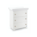 Cómoda Cambiador Pali Win Blanco Taupe