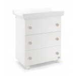 Cómoda Cambiador Pali Win Blanco Taupe