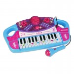 Mini Tastiera Bontempi 24 Tasti con Microfono Rosa