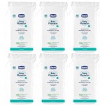 Kit 6 Pacchi Quadrotti Morbido Cotone Chicco Baby Moments 60 Pz (360 pz)