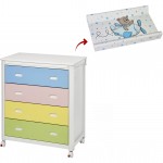 Cassettiera Fasciatoio Plebani Ariel T12