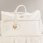 Borsa da Passeggio Nanan Ecopelle Bianca