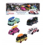 Set Macchinine Majorette by Simba Volkswagen "The Originals" 5 pz