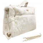 Borsa Da Passeggio Nanan In Pelo Ecru